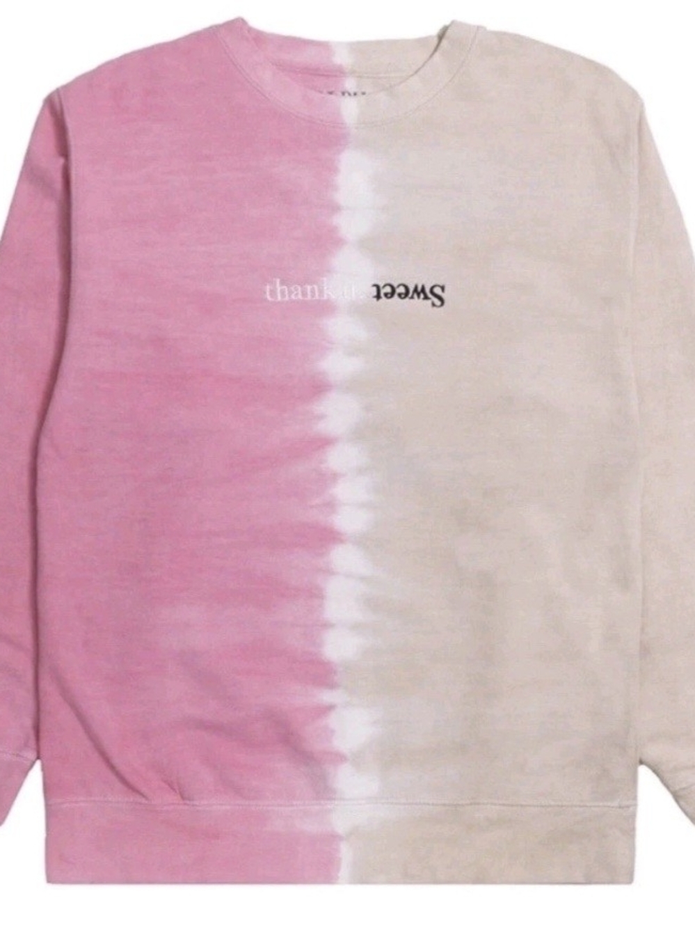 Ariana Grande Sweetener Split Half & Half Crewneck - Size XL
